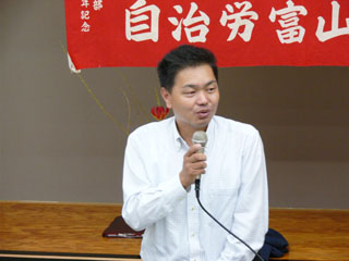 高原議長代行からあいさつ