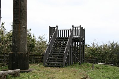 本丸跡の展望台