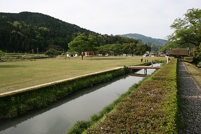 館西側の水堀