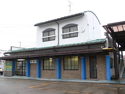 北陸鉄道浅野川線の終点となる内灘駅