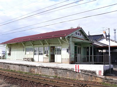 荻生駅ホーム