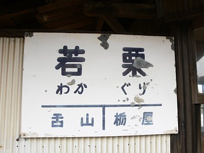 駅名表示板