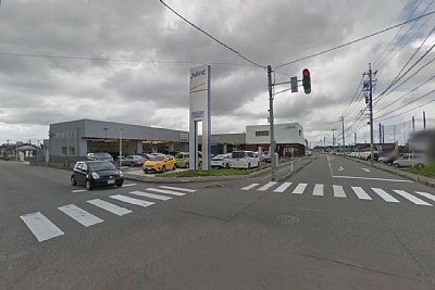 南富山駅方面を見る