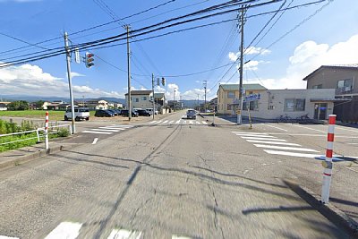 地鉄笹津駅方面を見る