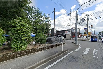 地鉄笹津駅方面を見る