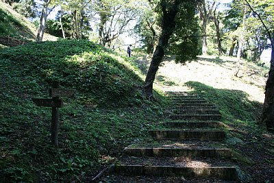 本丸への階段です