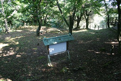 本丸は削平がやや不十分です