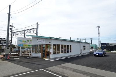 駅舎内の待合室