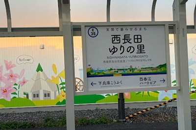 駅名表示板