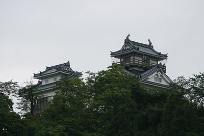 越前大野城遠景