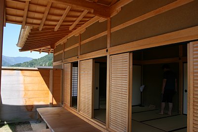 江馬氏城館跡 会所内部・縁側