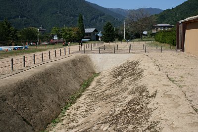 江馬氏城館跡　西堀（薬研堀)　