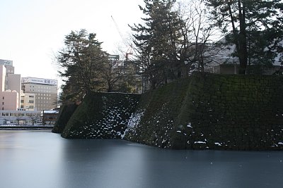 福井城本丸北東部石垣