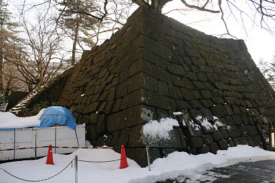 山里口御門跡石垣