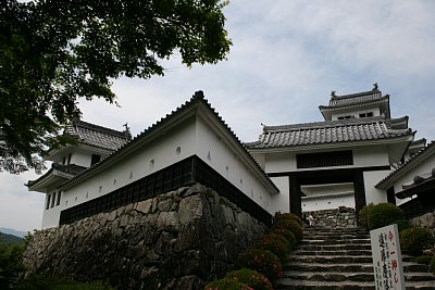 天守、門、城壁、石垣、櫓の勢揃いです