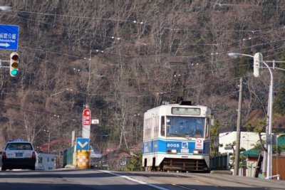 青柳町停留場ホーム