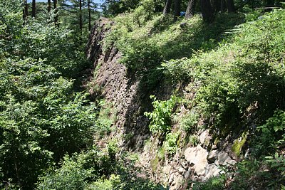 ここを登るのは至難の業です