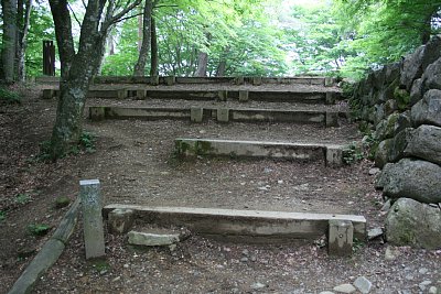 天守曲輪への階段