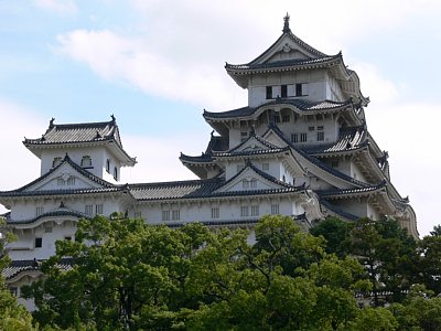 西の丸から姫路城天守を望む