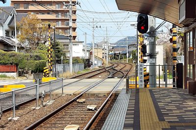 渡り線があります