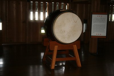 太鼓櫓にある太鼓