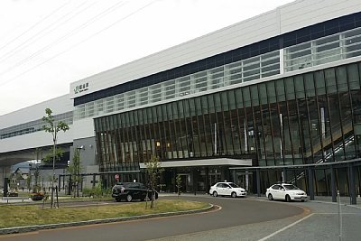 北陸新幹線と接続する飯山駅