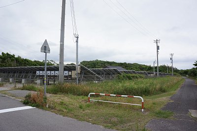 大規模な太陽光発電所があります