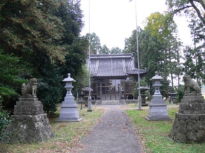 井田館白山社本殿