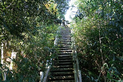 階段を降りきると・・・なんて急なのでしょう