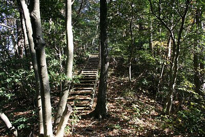 今度は上りの階段です