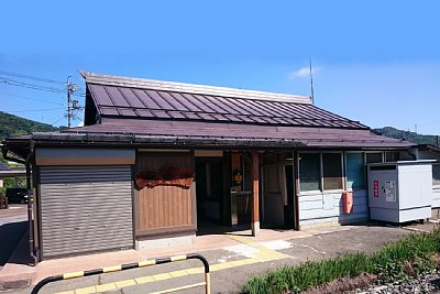 ホーム側から見た新駅舎
