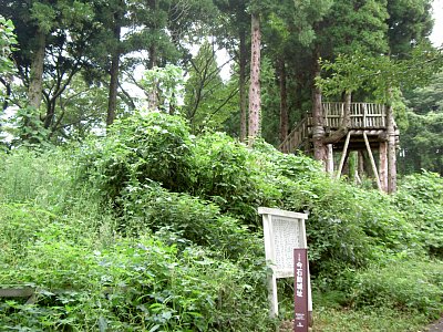 今石動城本丸跡 前田秀継の居城です