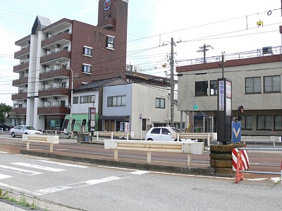 現在の新富山駅　ここから市内へ乗り入れていました