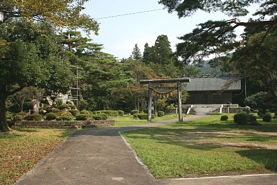 古城公園となっている二の丸跡