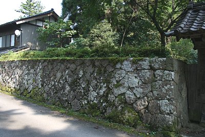 本丸跡にある石垣