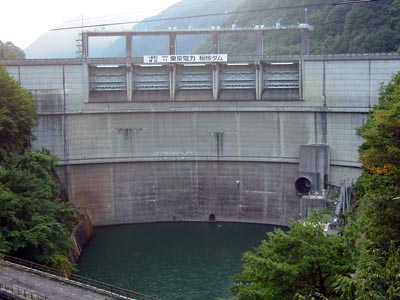 稲核ダム全景
