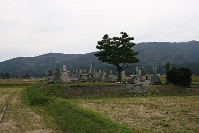 井口城跡全景