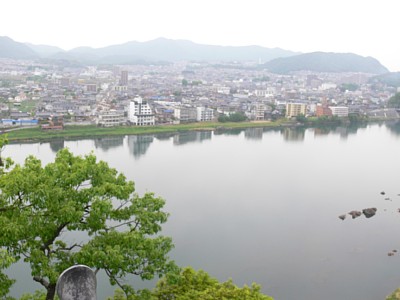 天守から見た木曽川