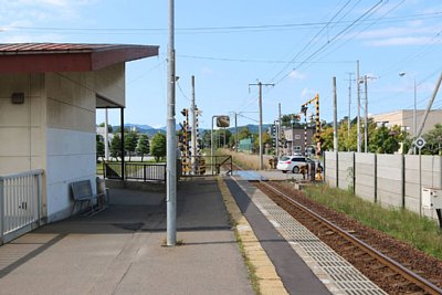 踏切があります