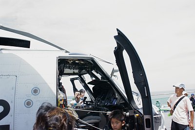SH-60Jの操縦席