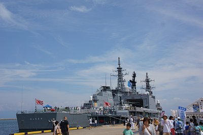 「みょうこう」と「せとぎり」を艦尾から