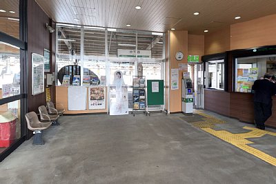 Suika対応簡易改札機があります