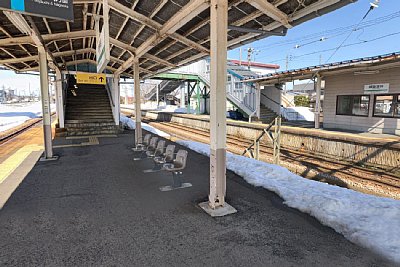 本来は島式ホームだったが・・・