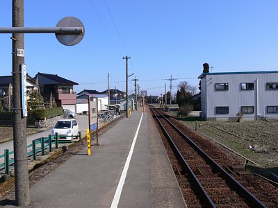 東野尻駅ホーム