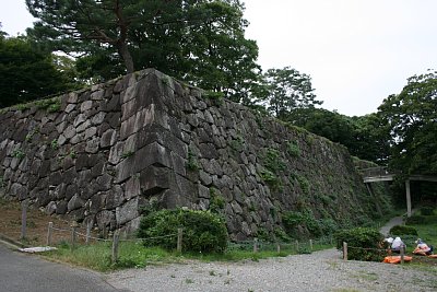 金沢城本丸石垣