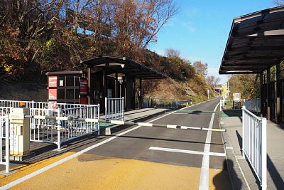 遮断機がある