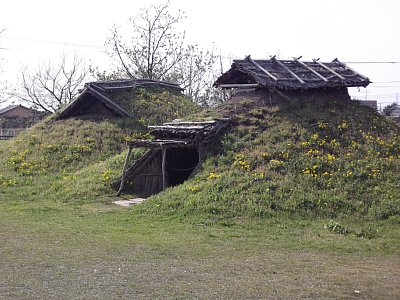 北代遺跡 復元竪穴住居