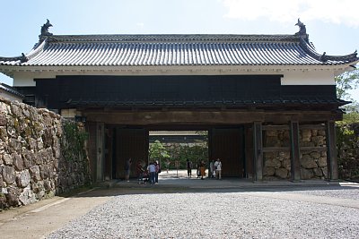 高知城追手門