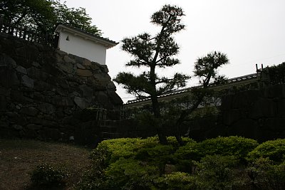 鍛冶曲輪南側の石垣