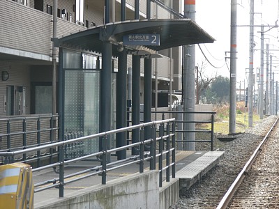 富山駅北行きホーム